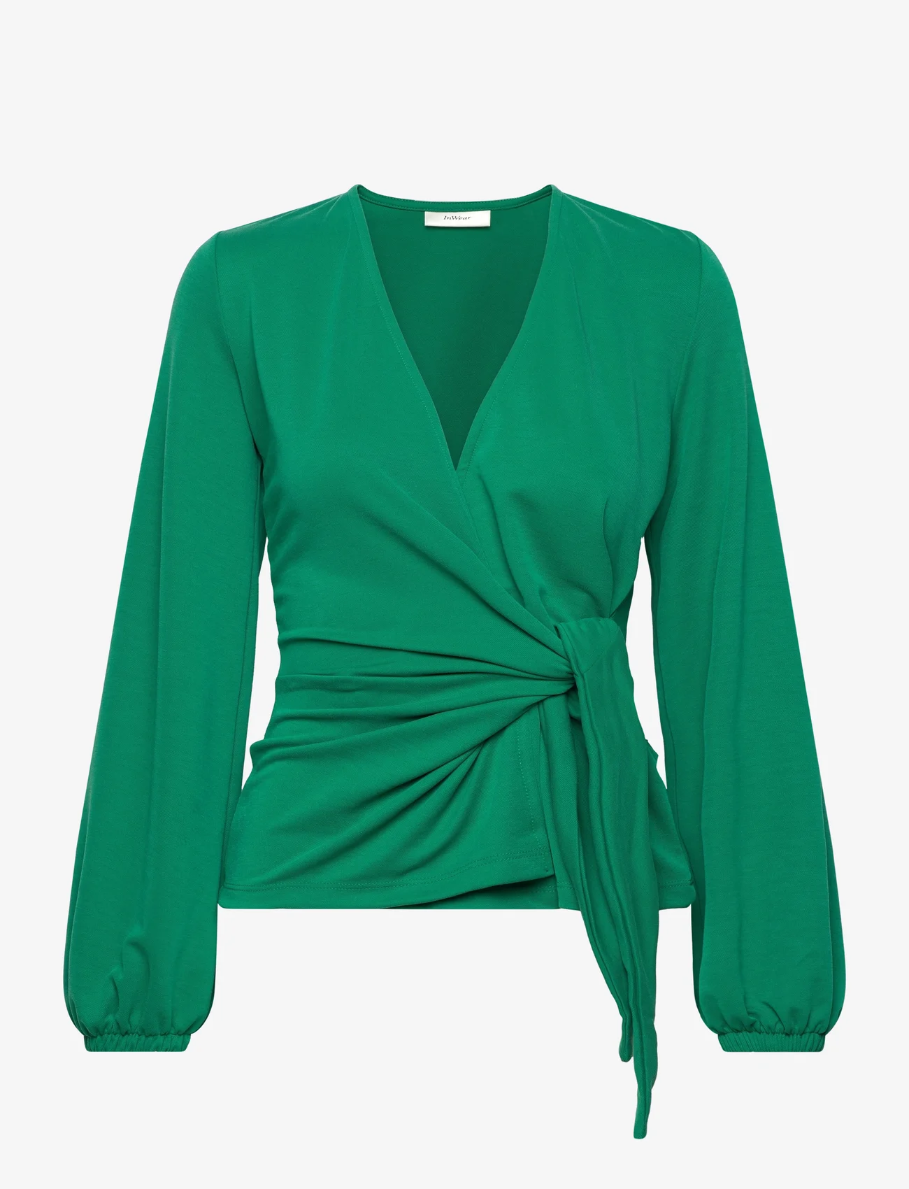 InWear - CatjaIW Blouse - long-sleeved blouses - emerald green - 0