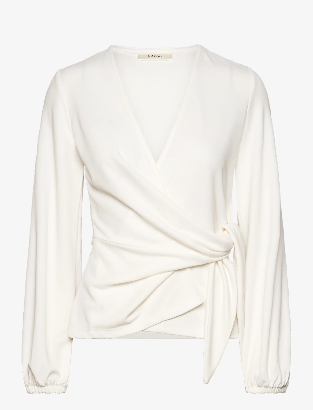 InWear - CatjaIW Blouse - long-sleeved blouses - whisper white - 0
