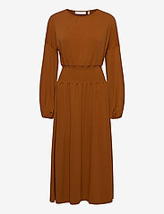 ChristelIW Dress - LEATHER BROWN