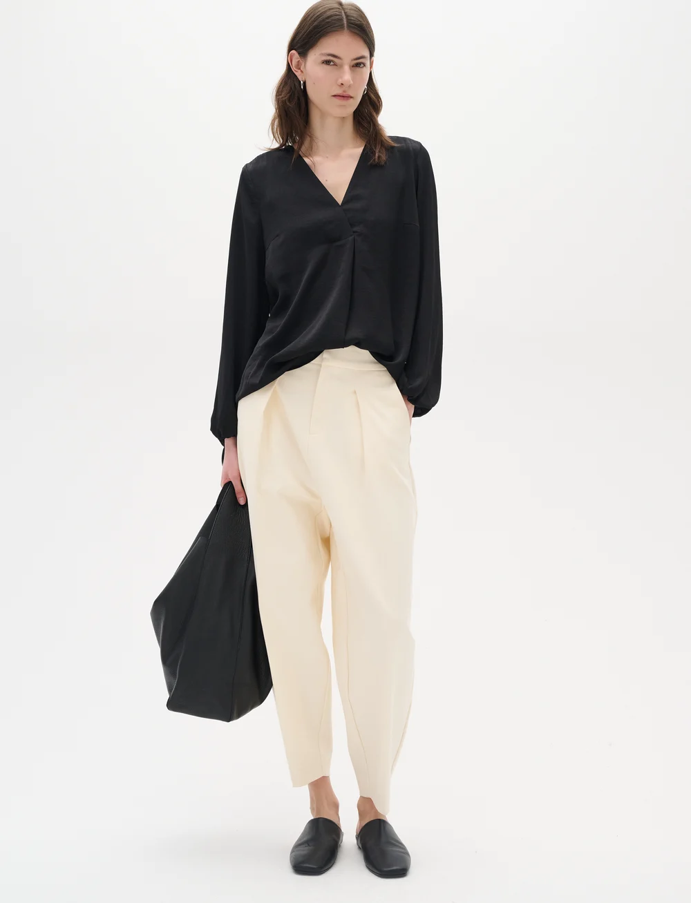 InWear - RindaIW Blouse - langærmede bluser - black - 3