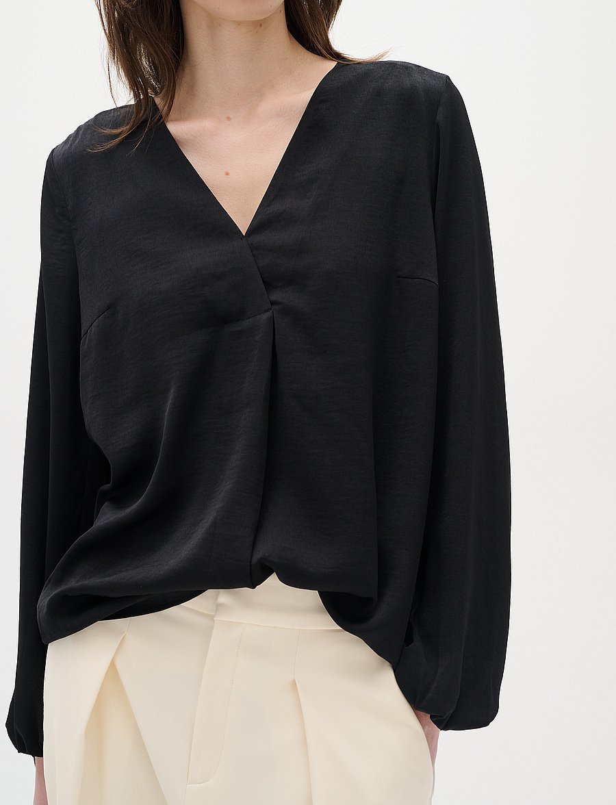 InWear - RindaIW Blouse - pikkade varrukatega pluusid - black - 5