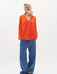 InWear - RindaIW Blouse - long-sleeved blouses - cherry tomato - 3