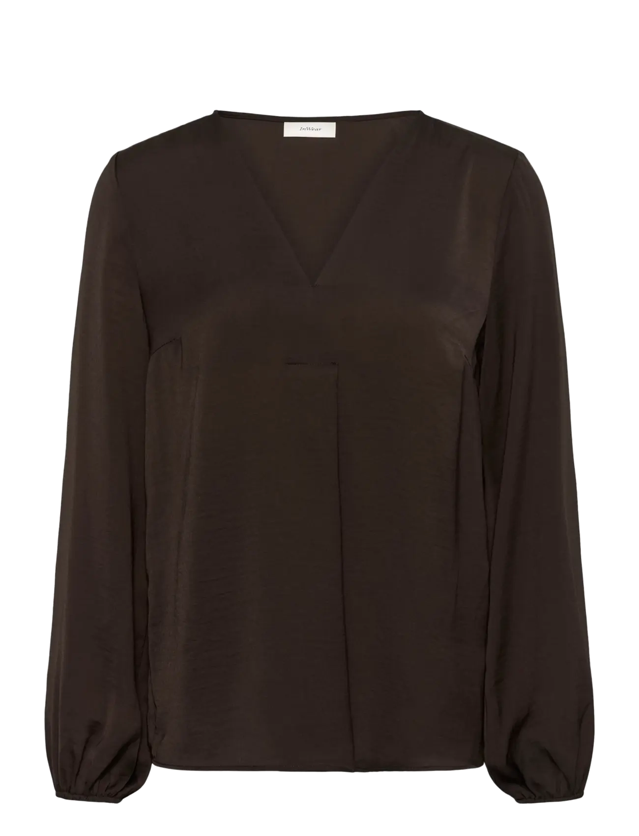 InWear - RindaIW Blouse - långärmade blusar - chocolate brown - 1