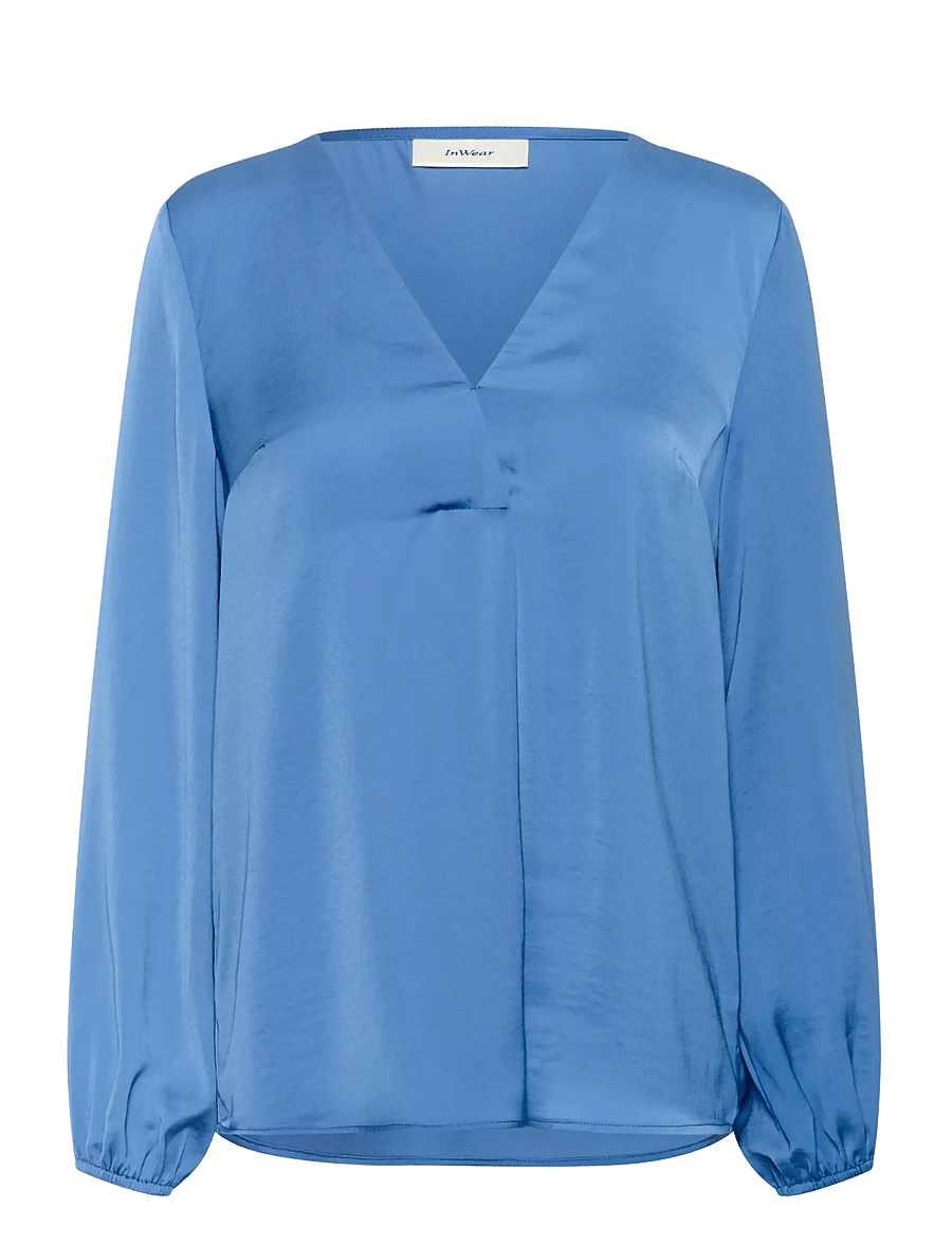 InWear - RindaIW Blouse - langärmelige blusen - dutch blue - 1