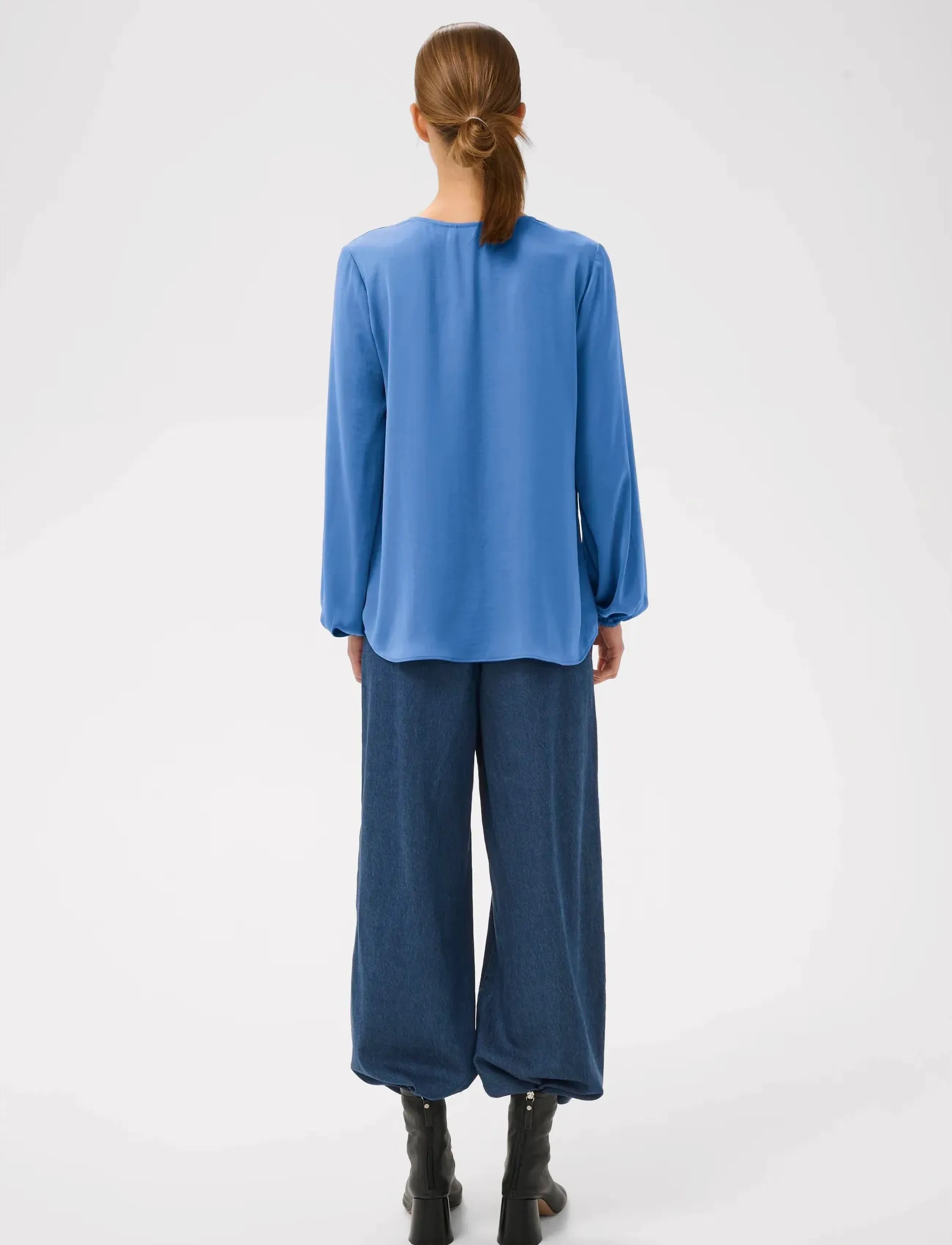 InWear - RindaIW Blouse - long sleeved blouses - dutch blue - 3