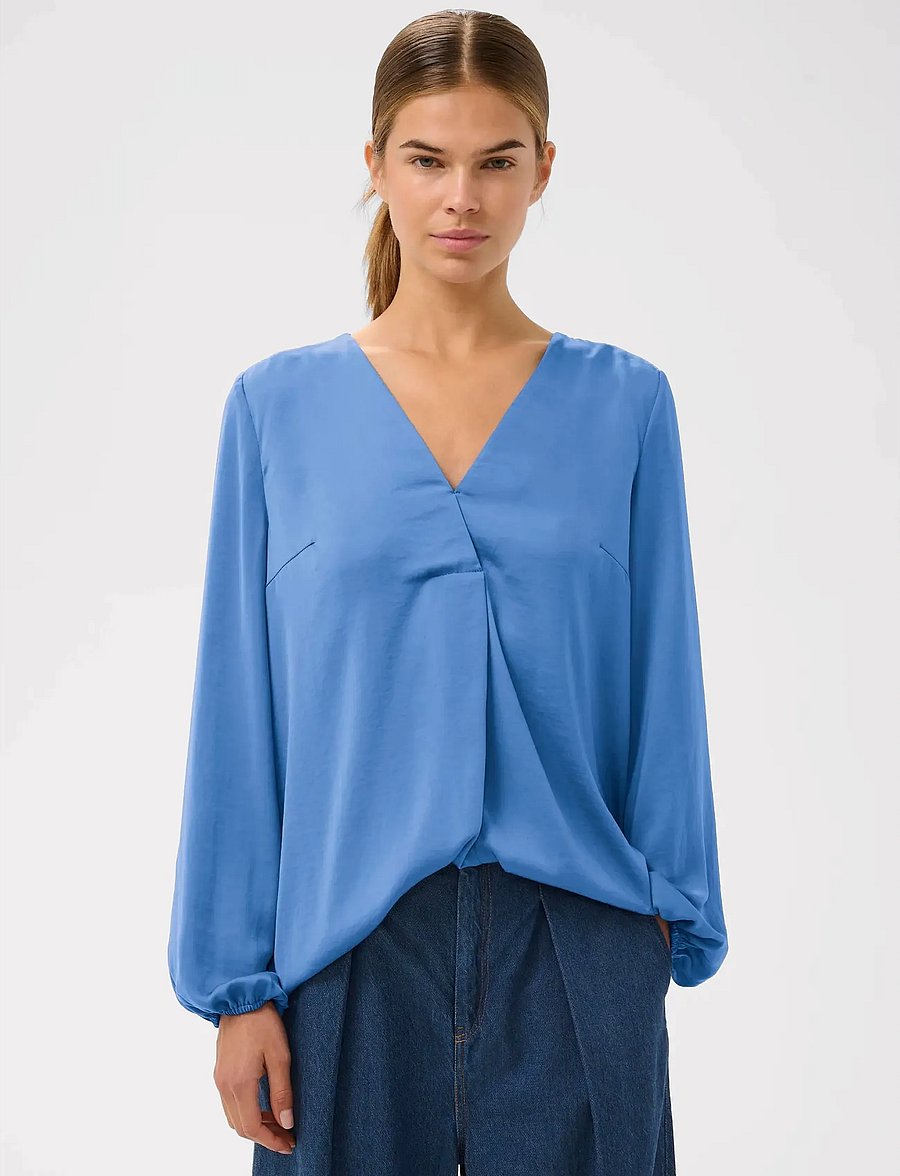 InWear - RindaIW Blouse - langärmelige blusen - dutch blue - 4