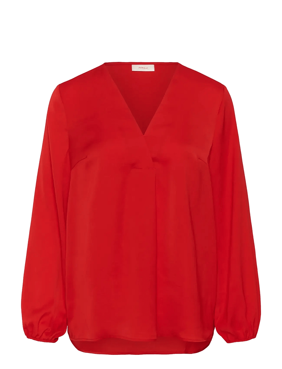 InWear - RindaIW Blouse - langärmelige blusen - hot lips - 0