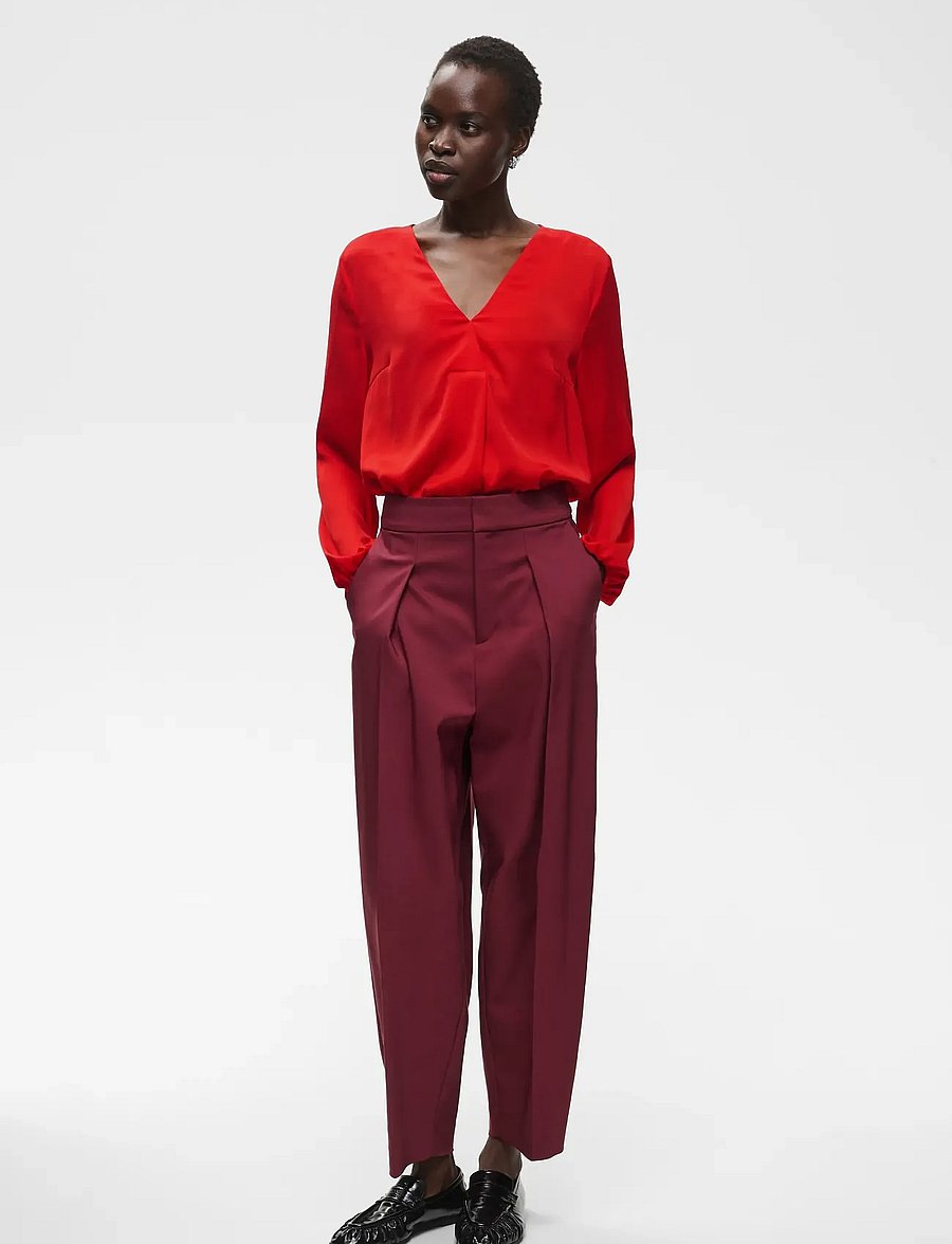 InWear - RindaIW Blouse - langærmede bluser - hot lips - 3