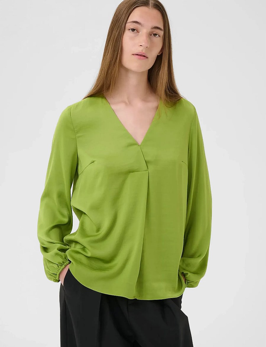 InWear - RindaIW Blouse - langærmede bluser - kelp forest - 0