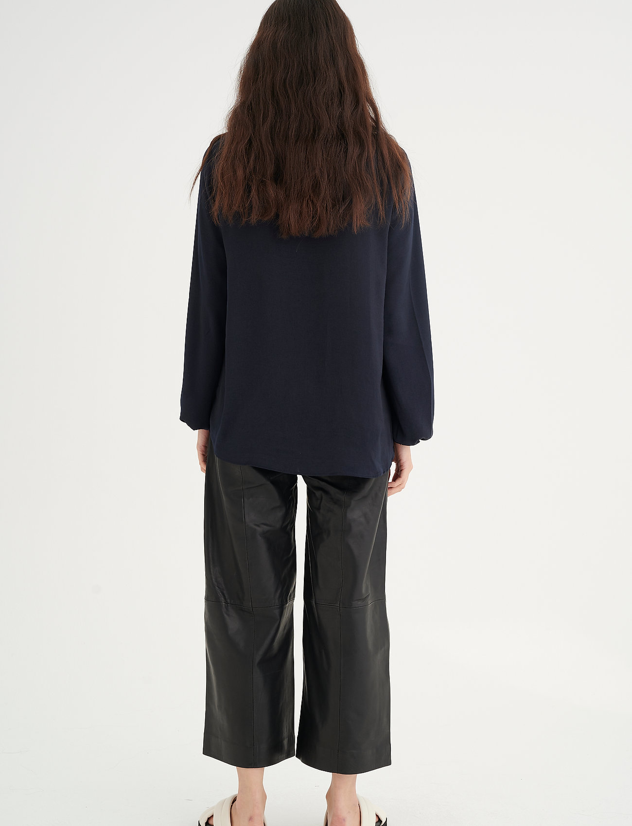 InWear - RindaIW Blouse - langärmelige blusen - marine blue - 4