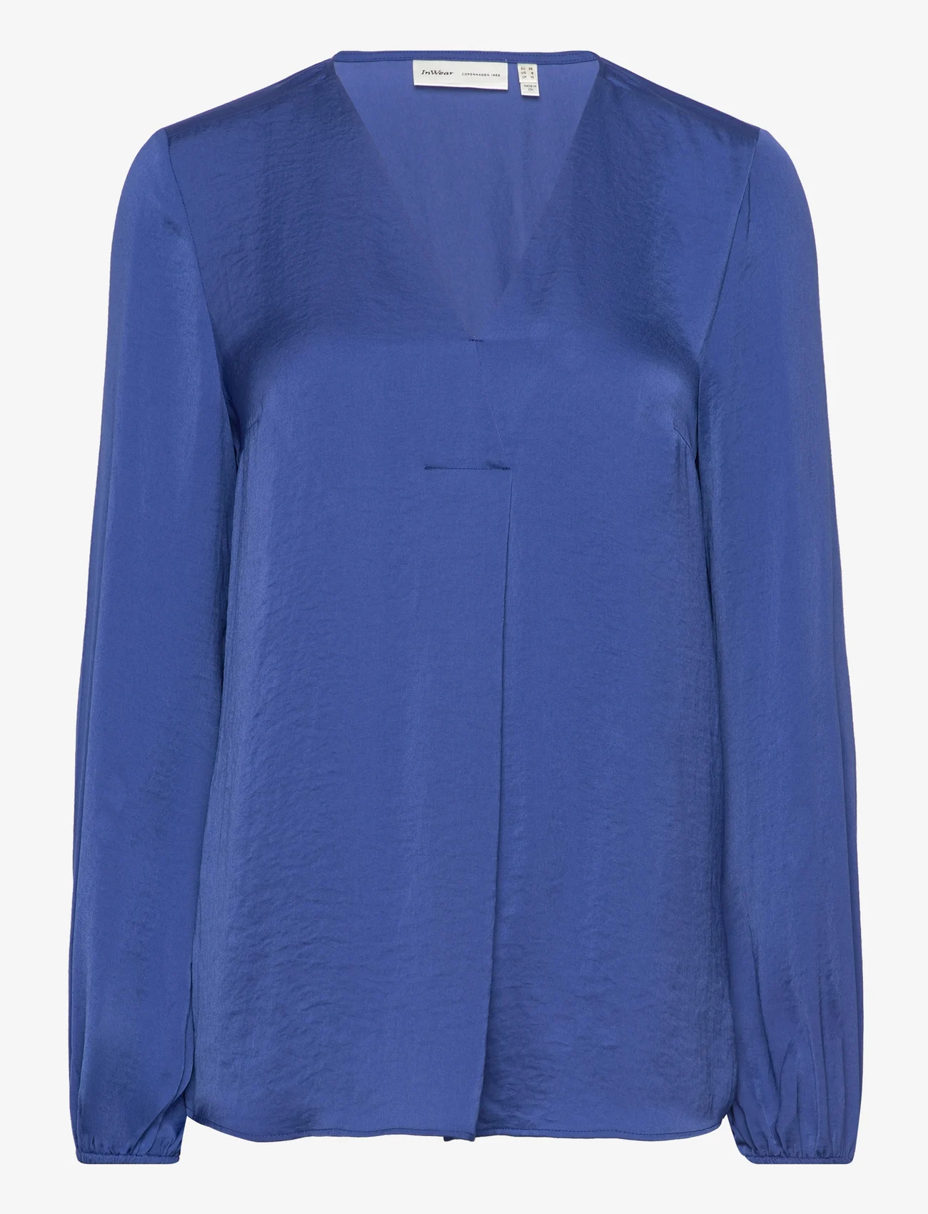 InWear - RindaIW Blouse - long-sleeved blouses - mazarine blue - 0