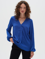 InWear - RindaIW Blouse - long-sleeved blouses - mazarine blue - 5