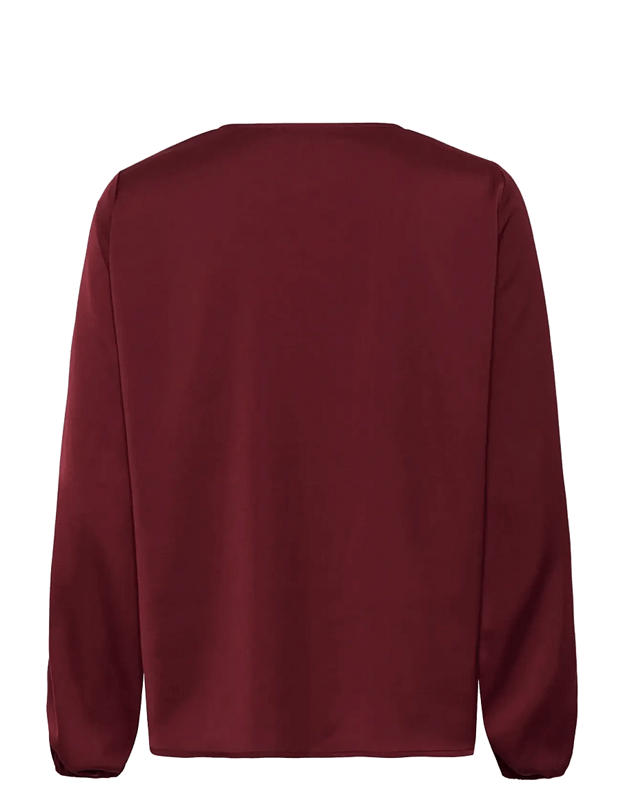 InWear - RindaIW Blouse - pikkade varrukatega pluusid - zinfandel - 2