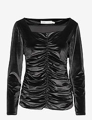 InWear - FarylIW Blouse - long-sleeved blouses - black - 0