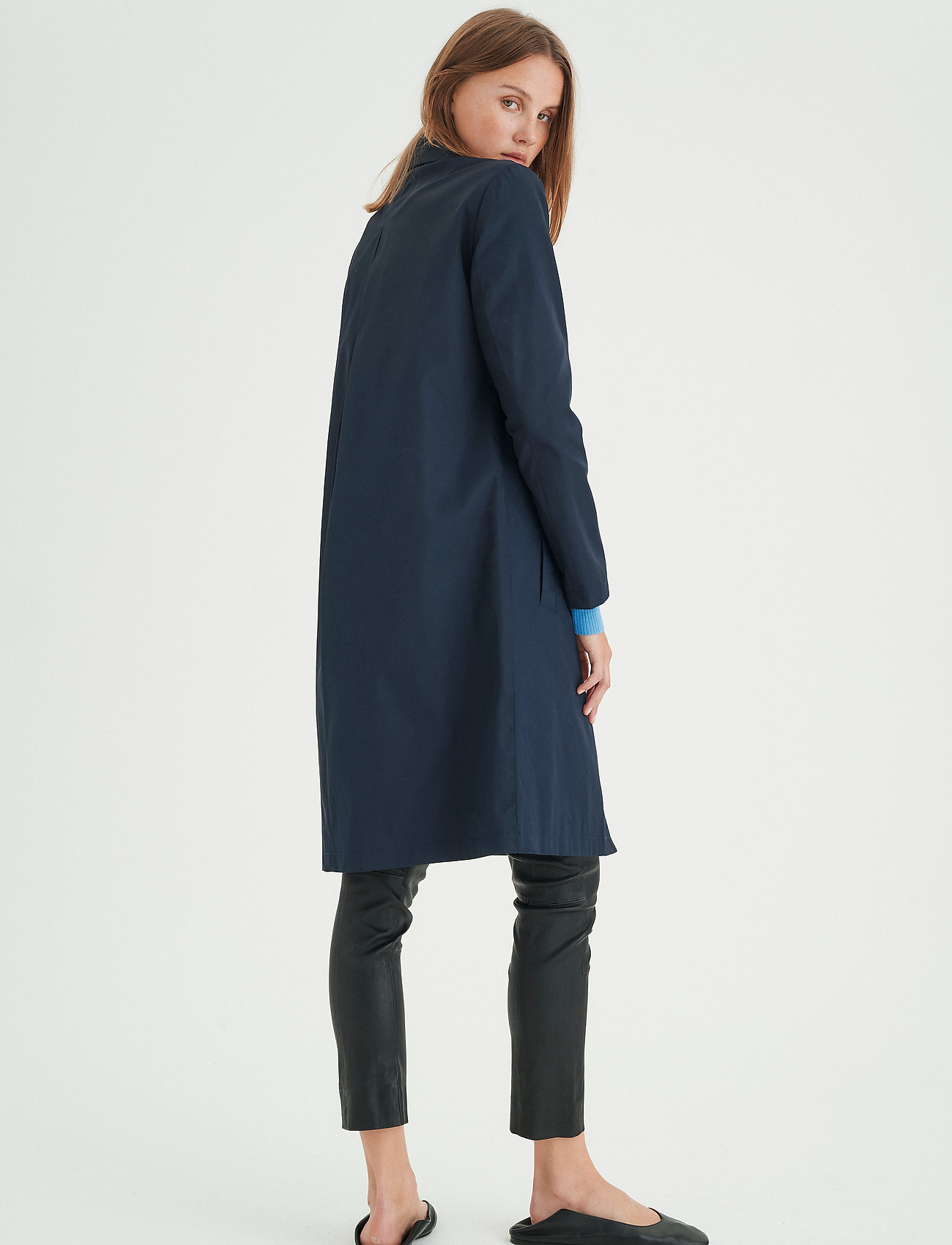 InWear - JoyceIW A-line Coat - marine blue - 4