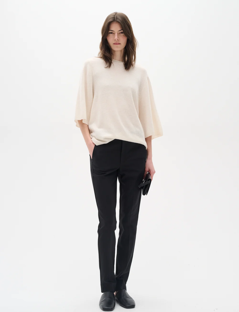 InWear - ZellaIW Long Pant - kostymbyxor - black - 3