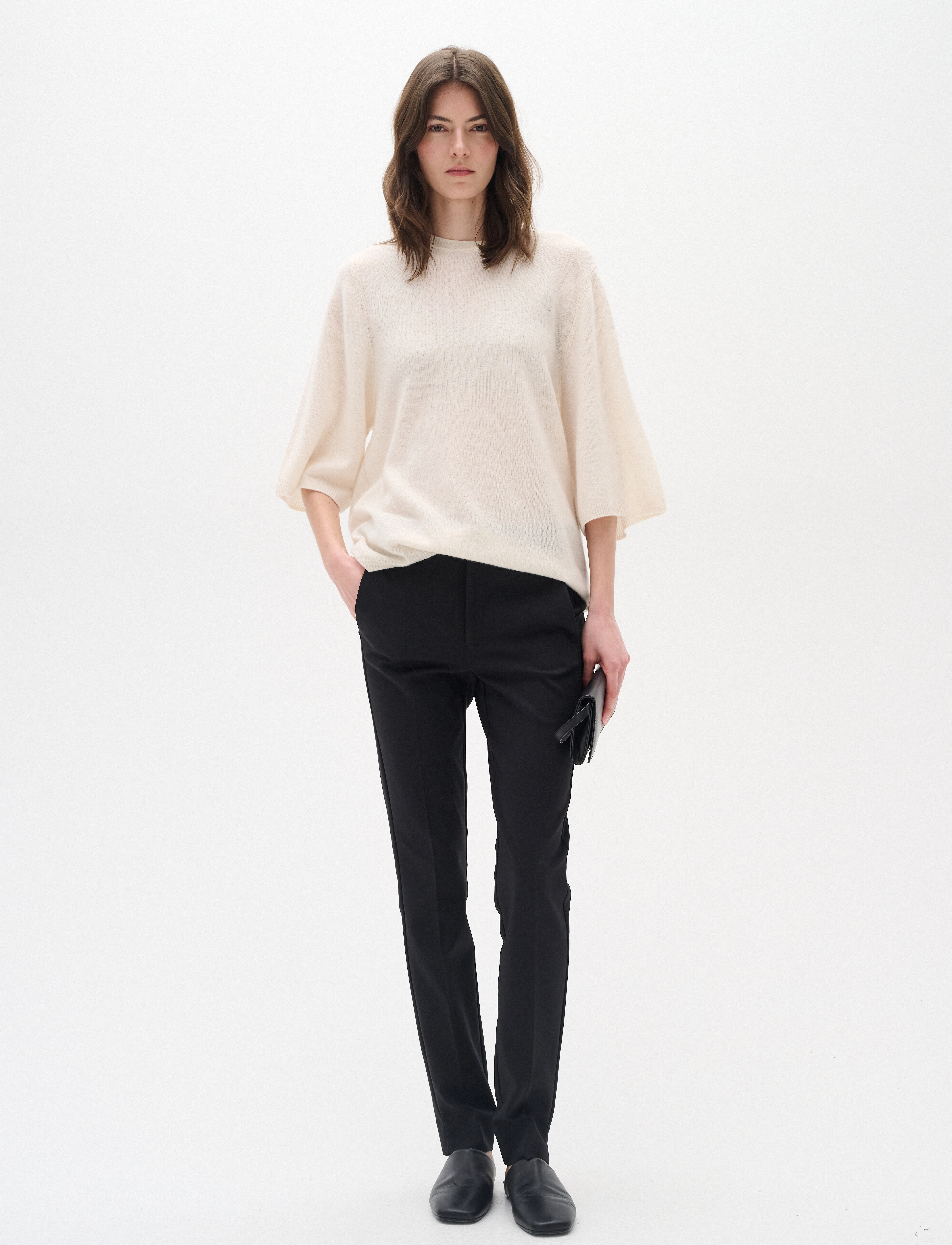 InWear - ZellaIW Long Pant - habitbukser - black - 4