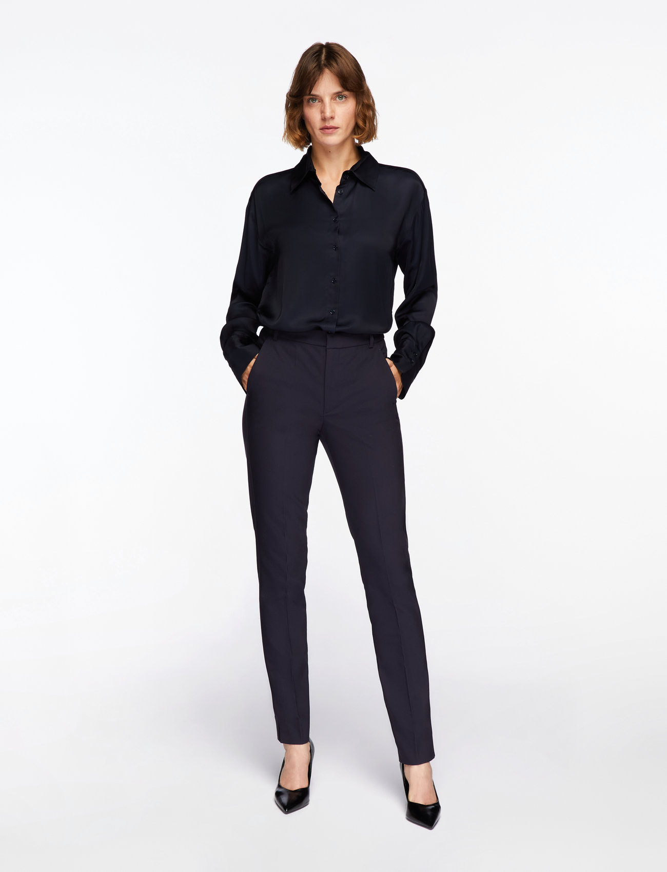 InWear - ZellaIW Long Pant - formell - marine blue - 2
