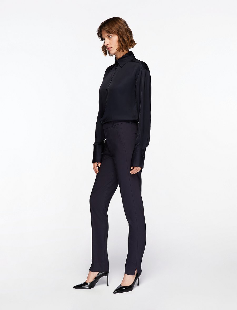 InWear - ZellaIW Long Pant - anzugshosen - marine blue - 3