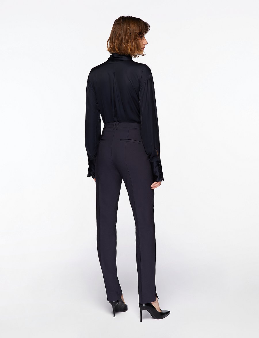 InWear - ZellaIW Long Pant - anzugshosen - marine blue - 4