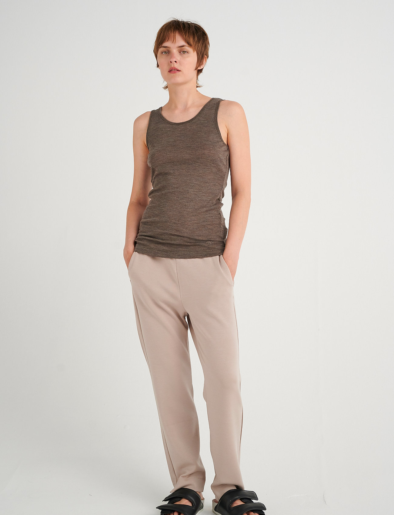 InWear - FangIW Tank - Ærmeløse toppe - brown melange - 3