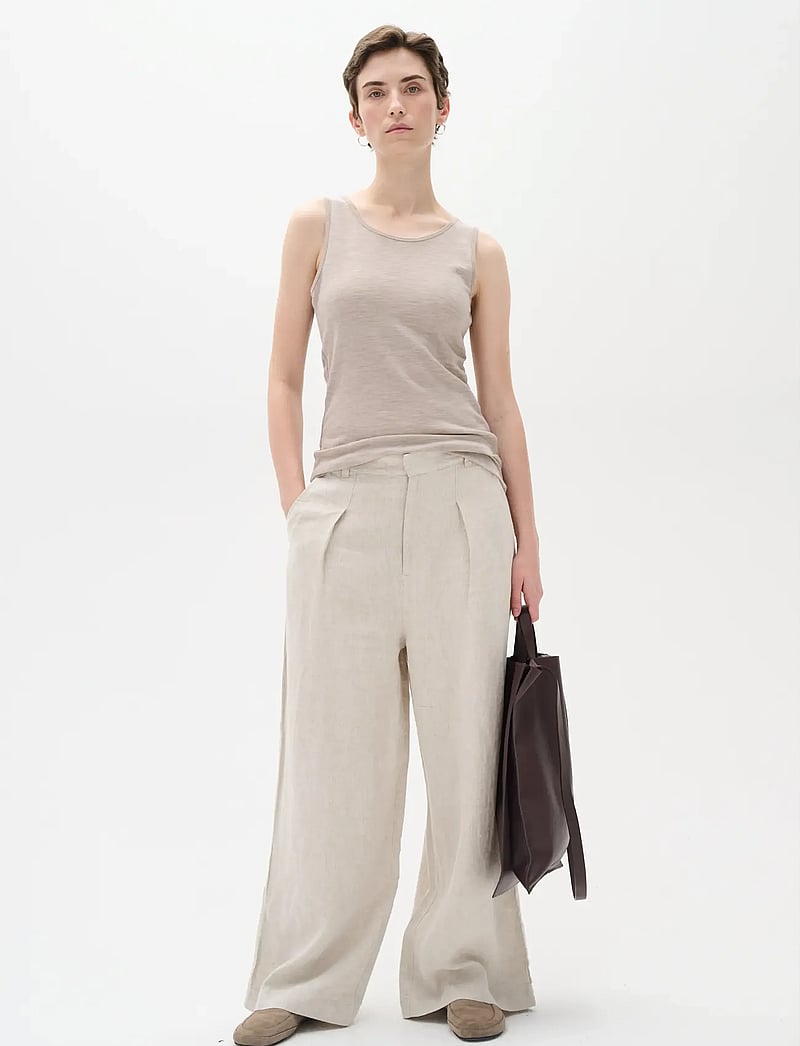 InWear - FangIW Tank - ermeløse topper - oatmeal melange - 3