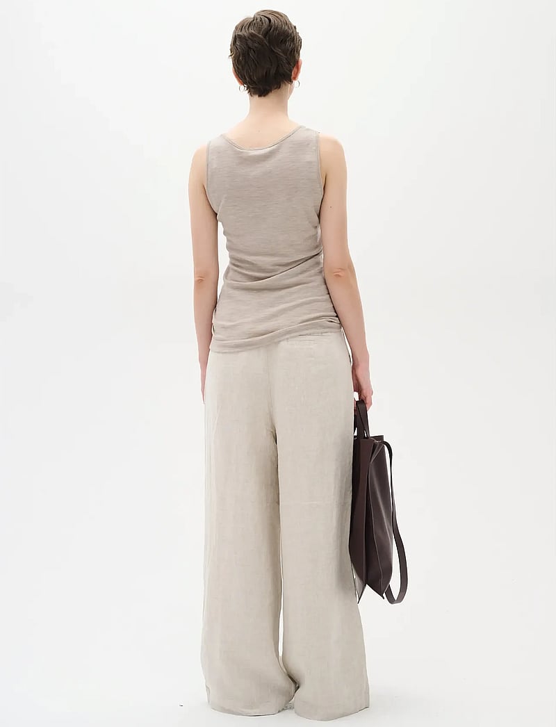 InWear - FangIW Tank - ermeløse topper - oatmeal melange - 4