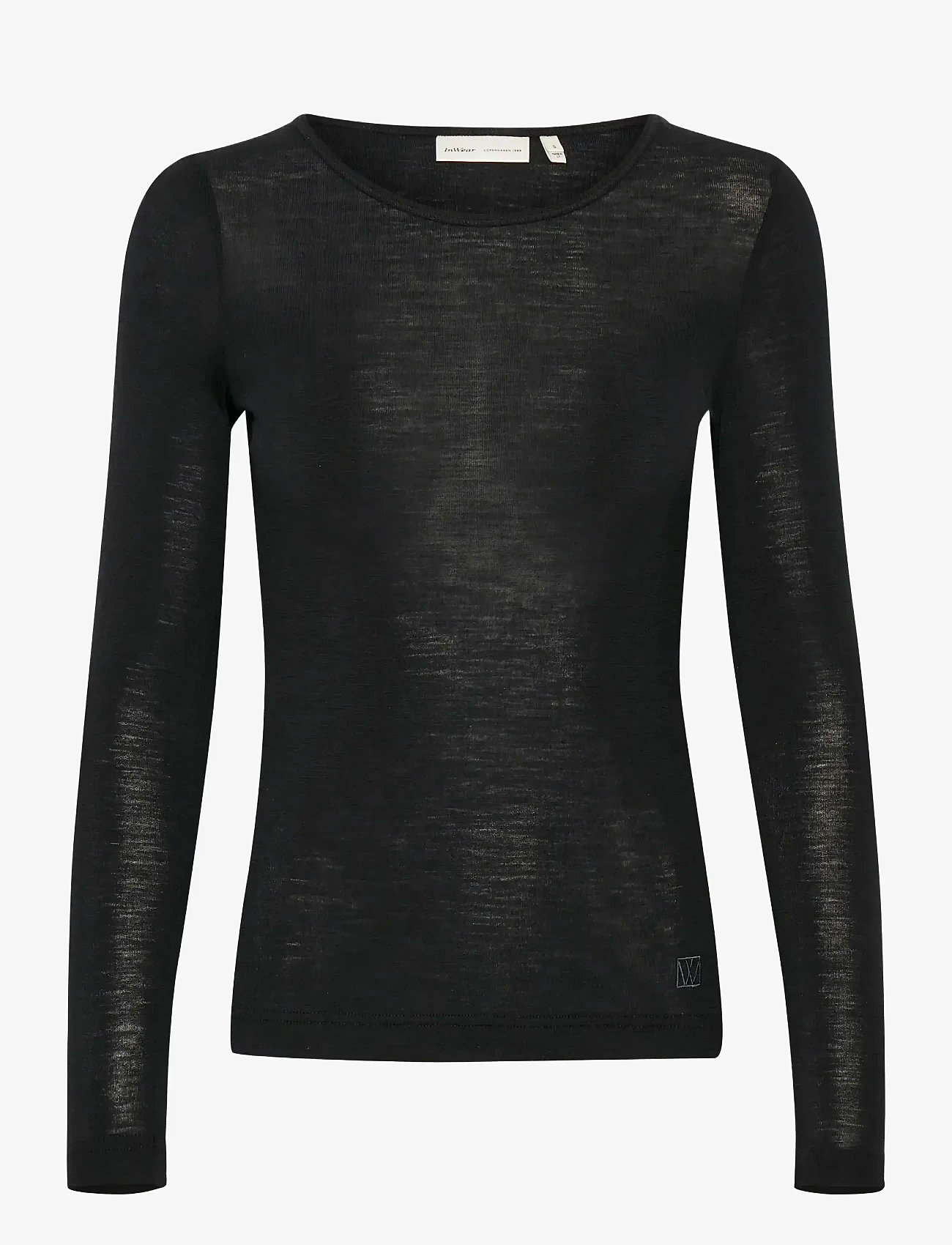 InWear - FangIW T-Shirt LS - pikkade varrukatega alussärgid - black - 1