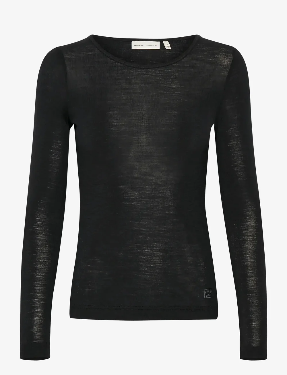 InWear - FangIW T-Shirt LS - langärmlige tops - black - 1