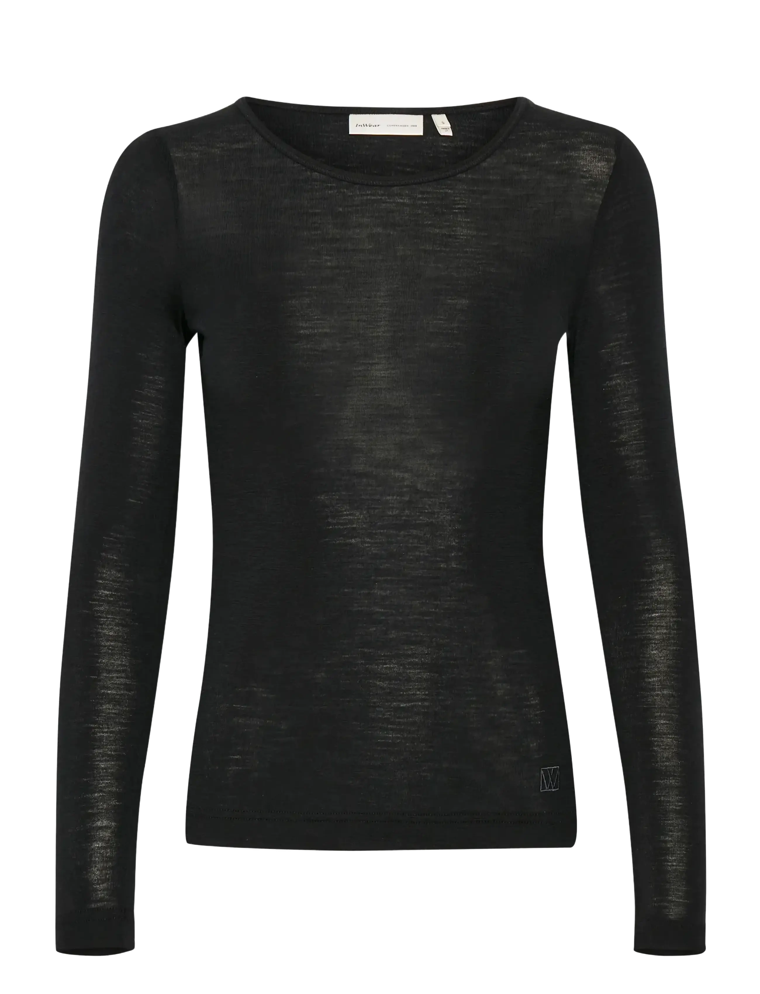 InWear FangIW T-Shirt LS - Transitional Layering - BLACK / black