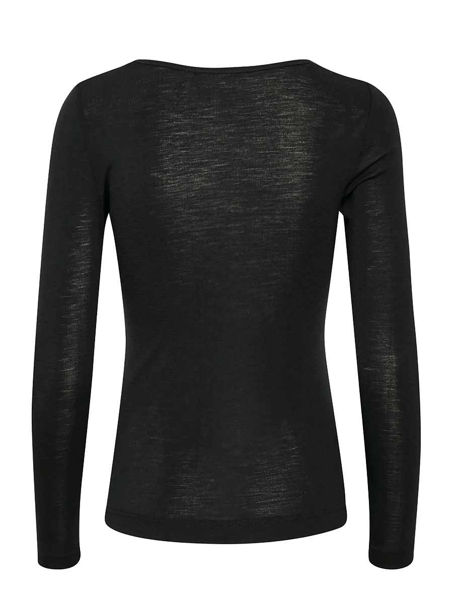 InWear - FangIW T-Shirt LS - pikkade varrukatega alussärgid - black - 2