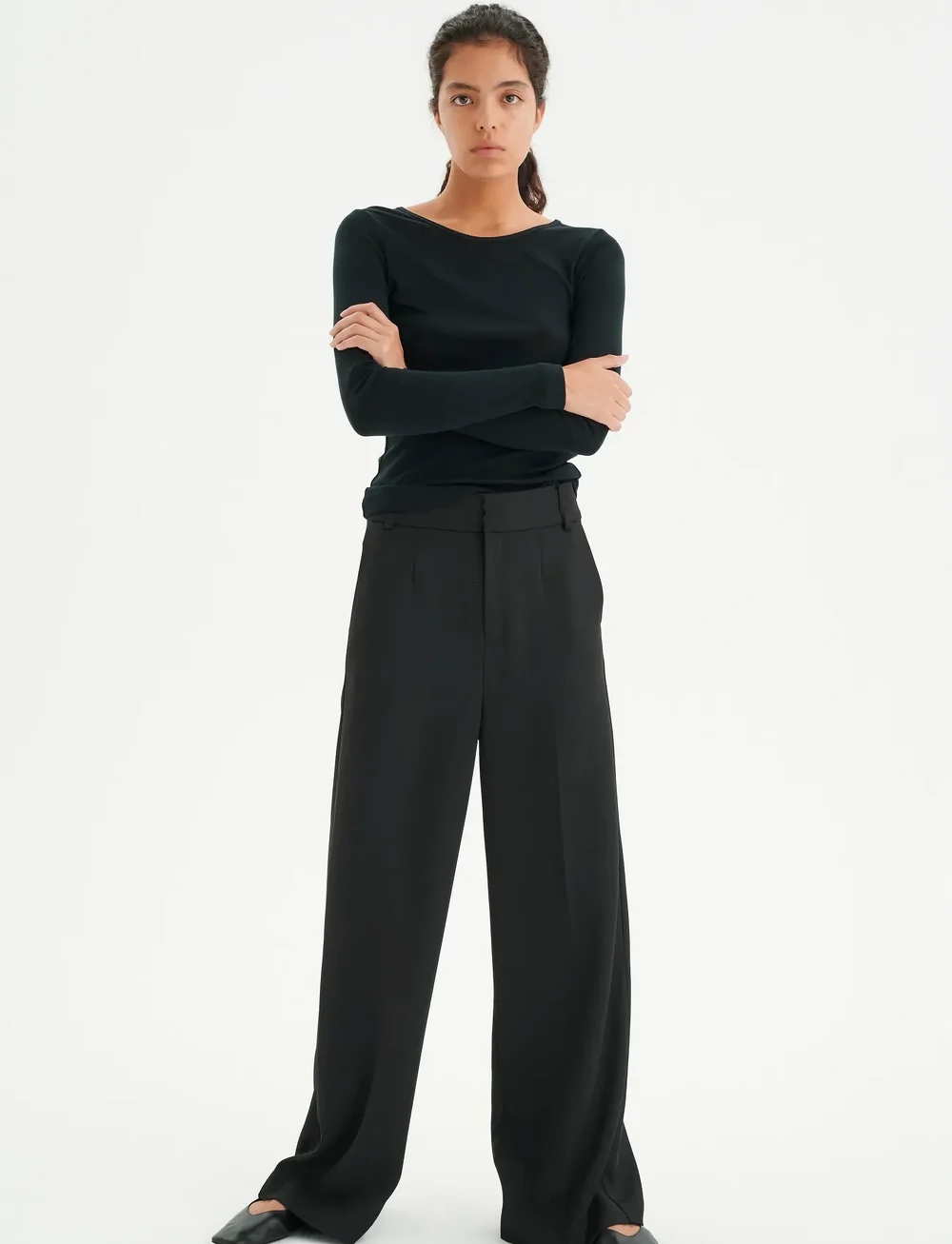 InWear - FangIW T-Shirt LS - langärmlige tops - black - 3