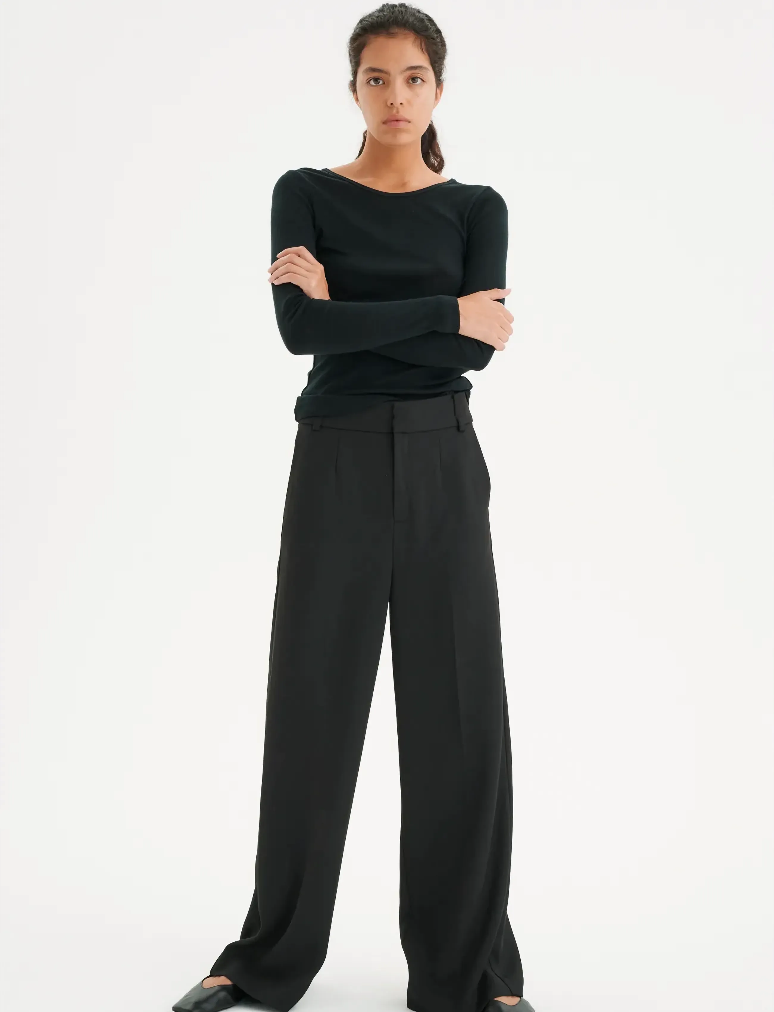 InWear - FangIW T-Shirt LS - langærmede toppe - black - 3