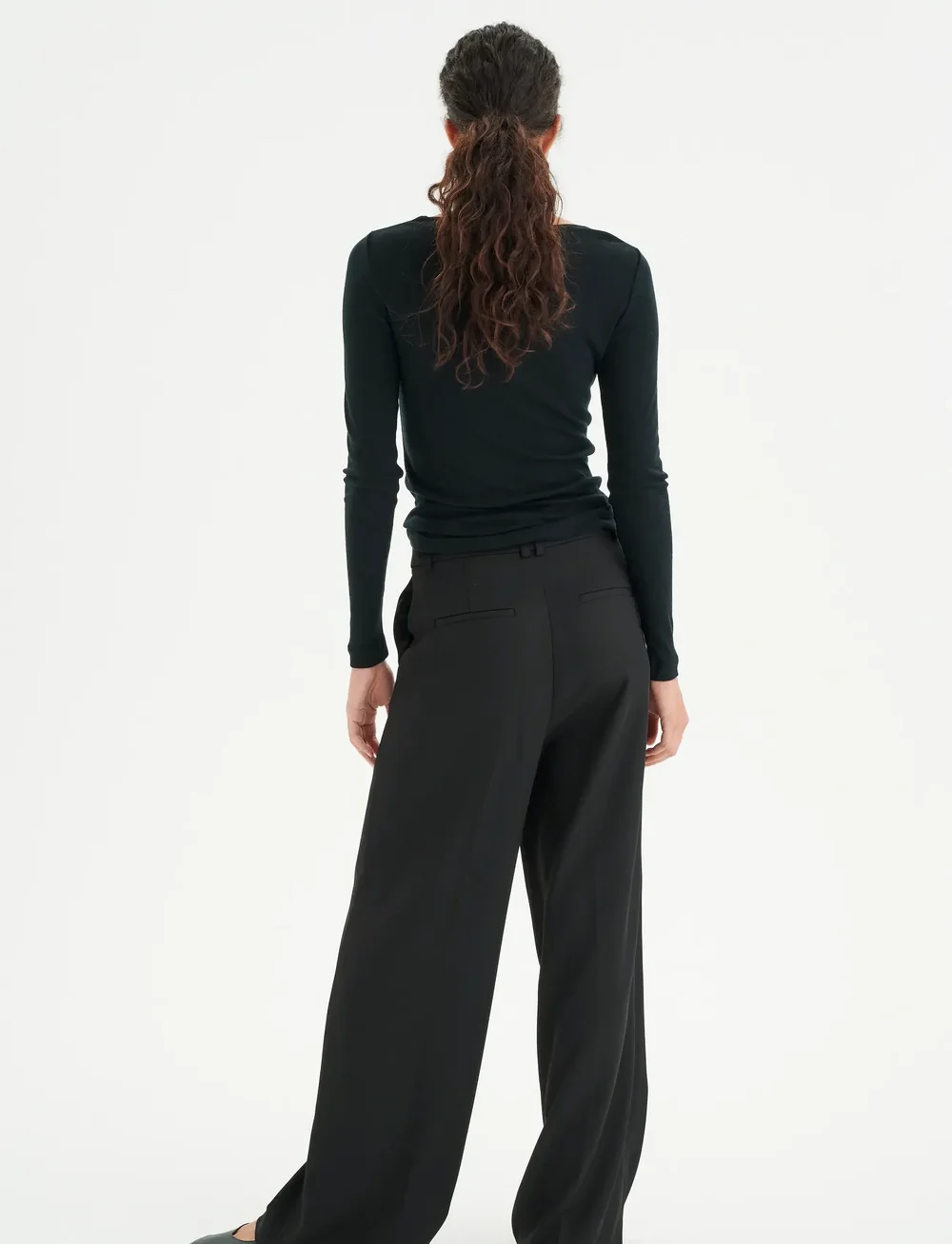 InWear - FangIW T-Shirt LS - langärmlige tops - black - 4