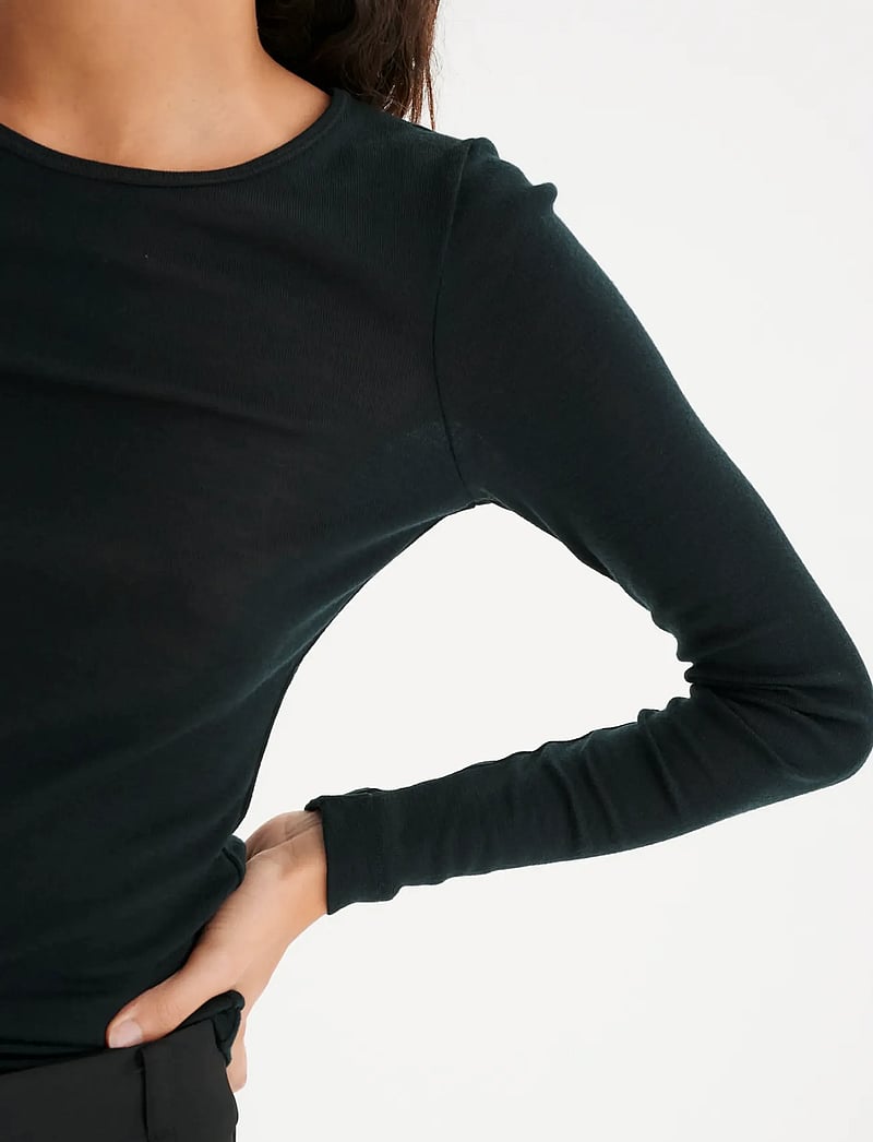 InWear - FangIW T-Shirt LS - pikkade varrukatega alussärgid - black - 5