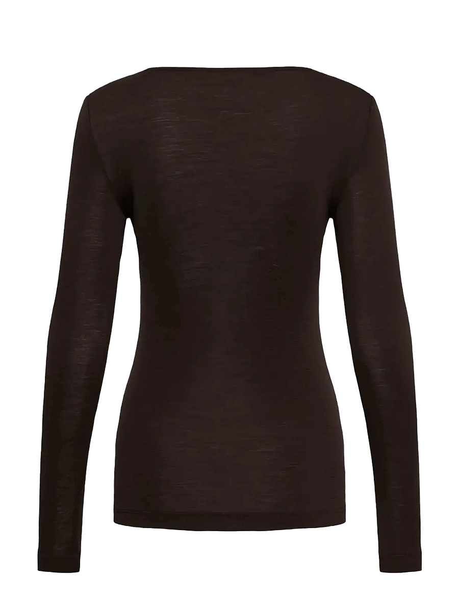 InWear - FangIW T-Shirt LS - pikkade varrukatega topid - chocolate brown - 1