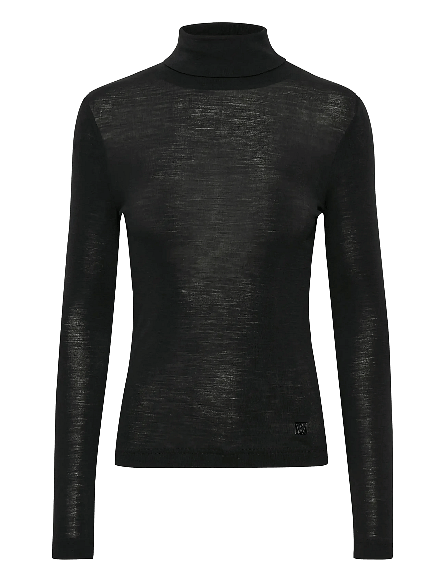 InWear - FangIW Rollneck - kõrge kaelusega kudumid - black - 1