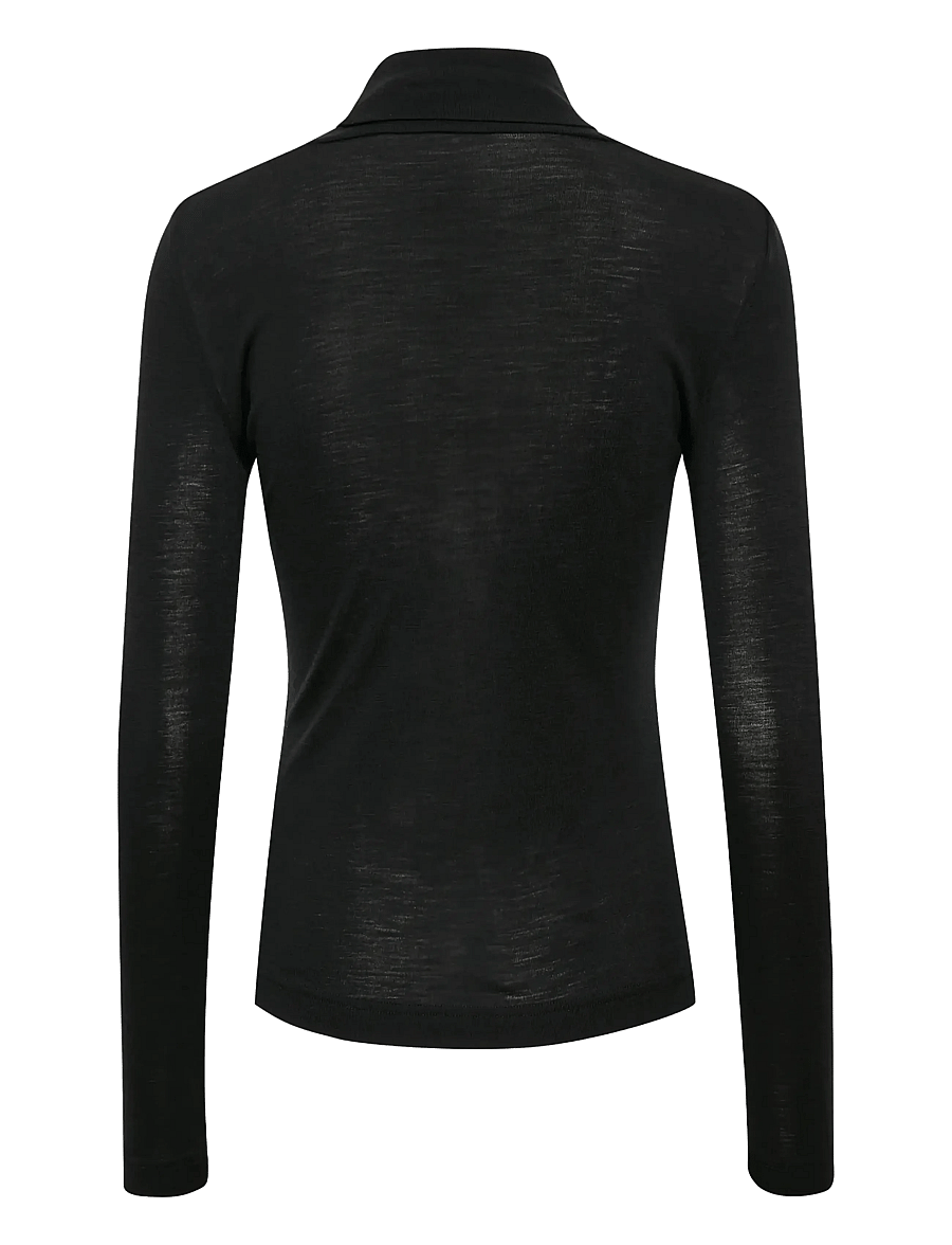 InWear - FangIW Rollneck - kõrge kaelusega kudumid - black - 2