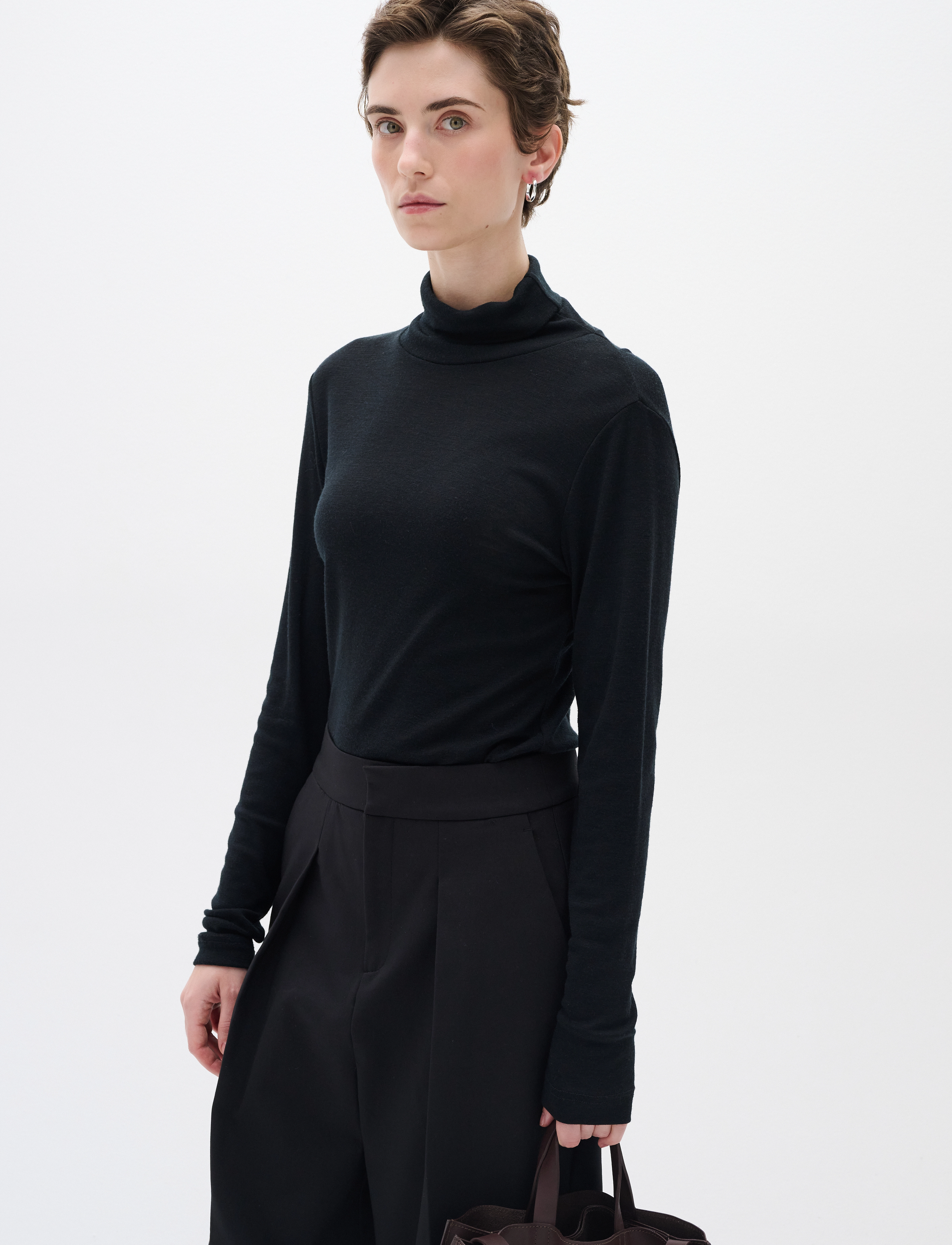 InWear FangIW Rollneck - Rollkragenpullover - BLACK / black