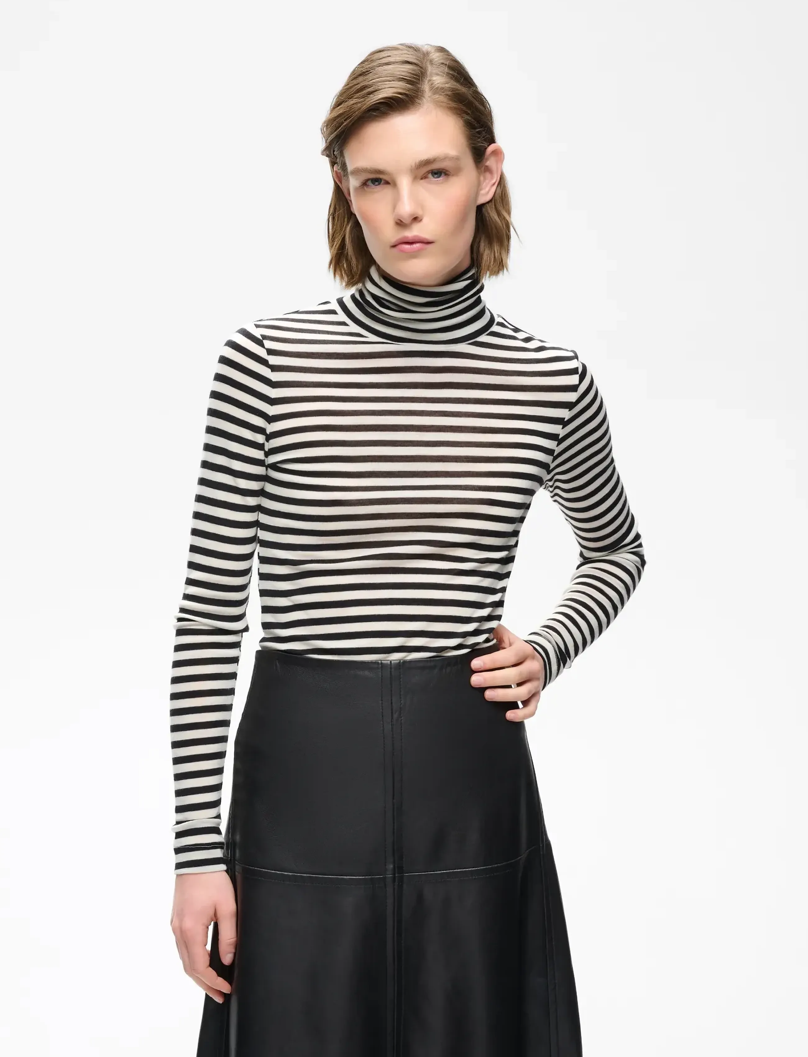 InWear - FangIW Rollneck - herbstliche kleidung - black/vanilla - 0