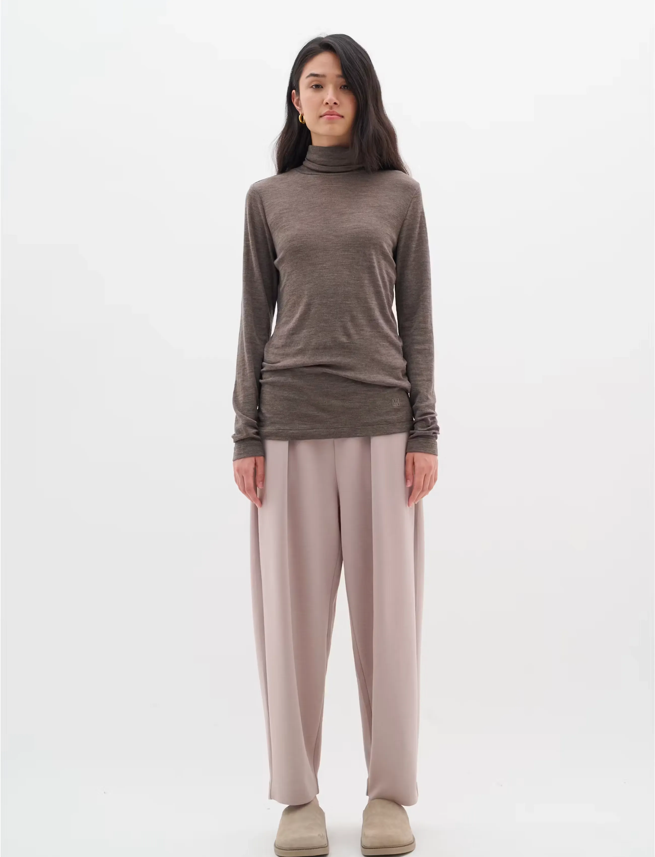 InWear FangIW Rollneck - InWear - BROWN MELANGE / brown