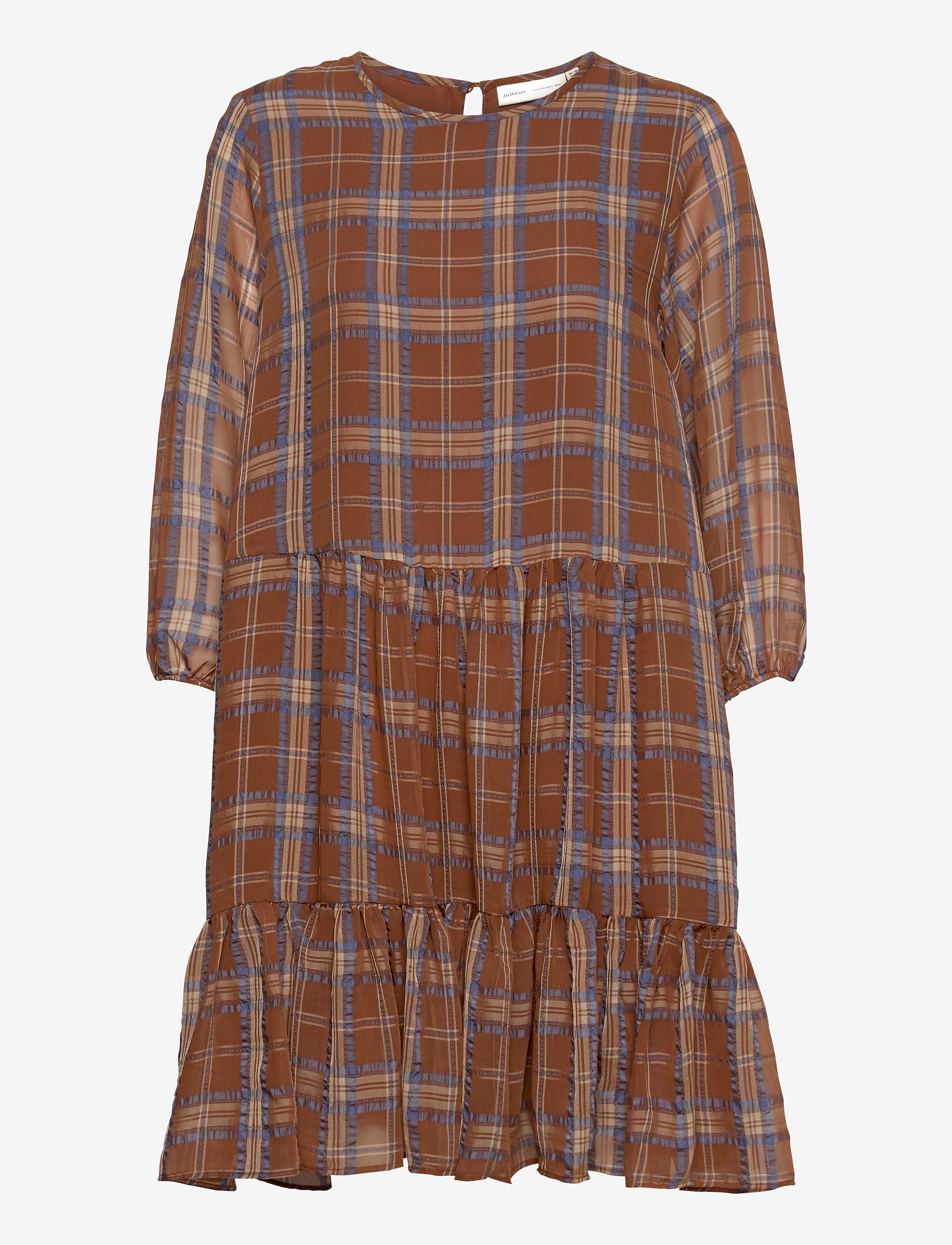 InWear JeanneIW Dress - Kläder - AMPHORA / BLUE / brown