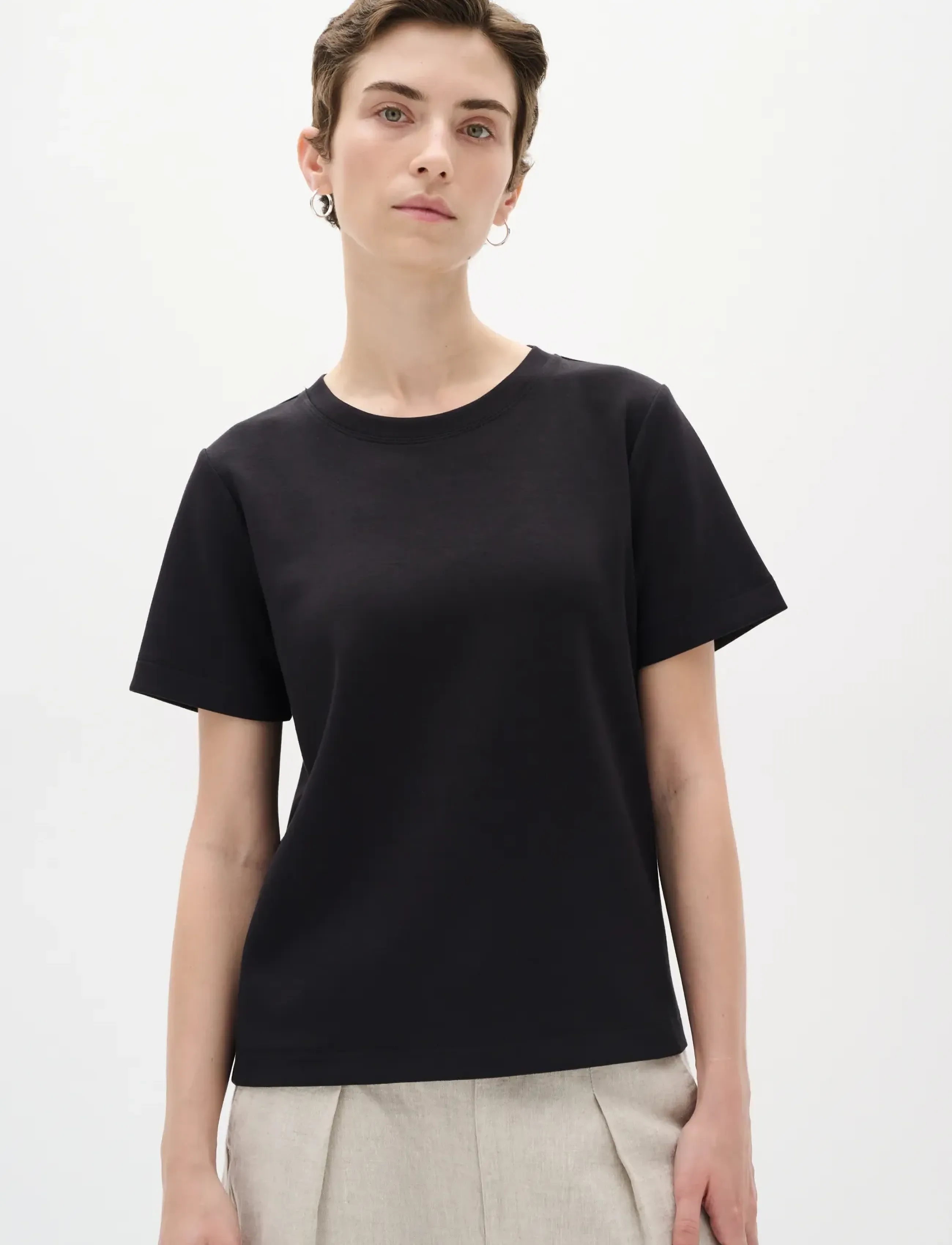 InWear Vincentiw Karmen T-Shirt, M, T-shirts & Oberteile, Schwarz - Short-sleeved, Frauen