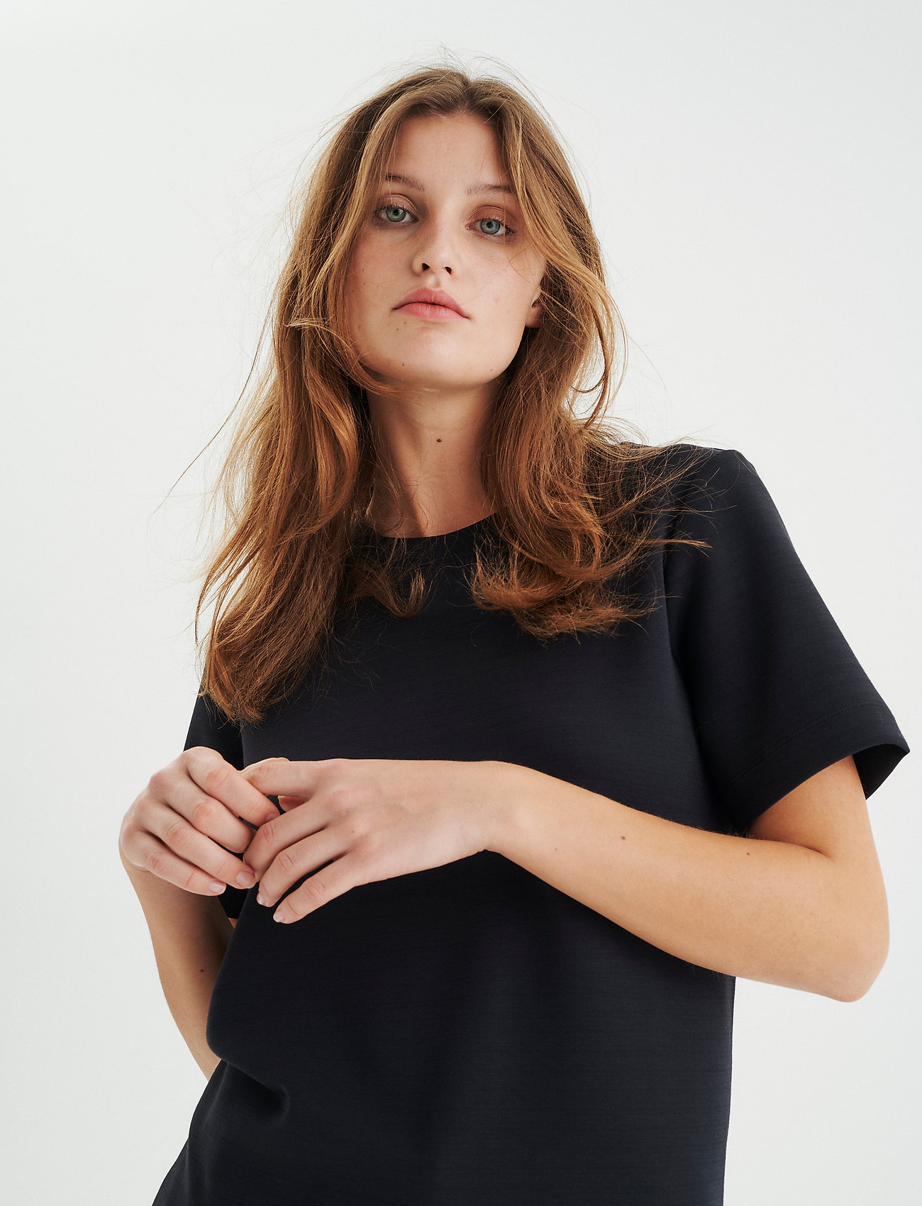 InWear VincentIW Karmen tshirt - T-shirts - BLACK / black