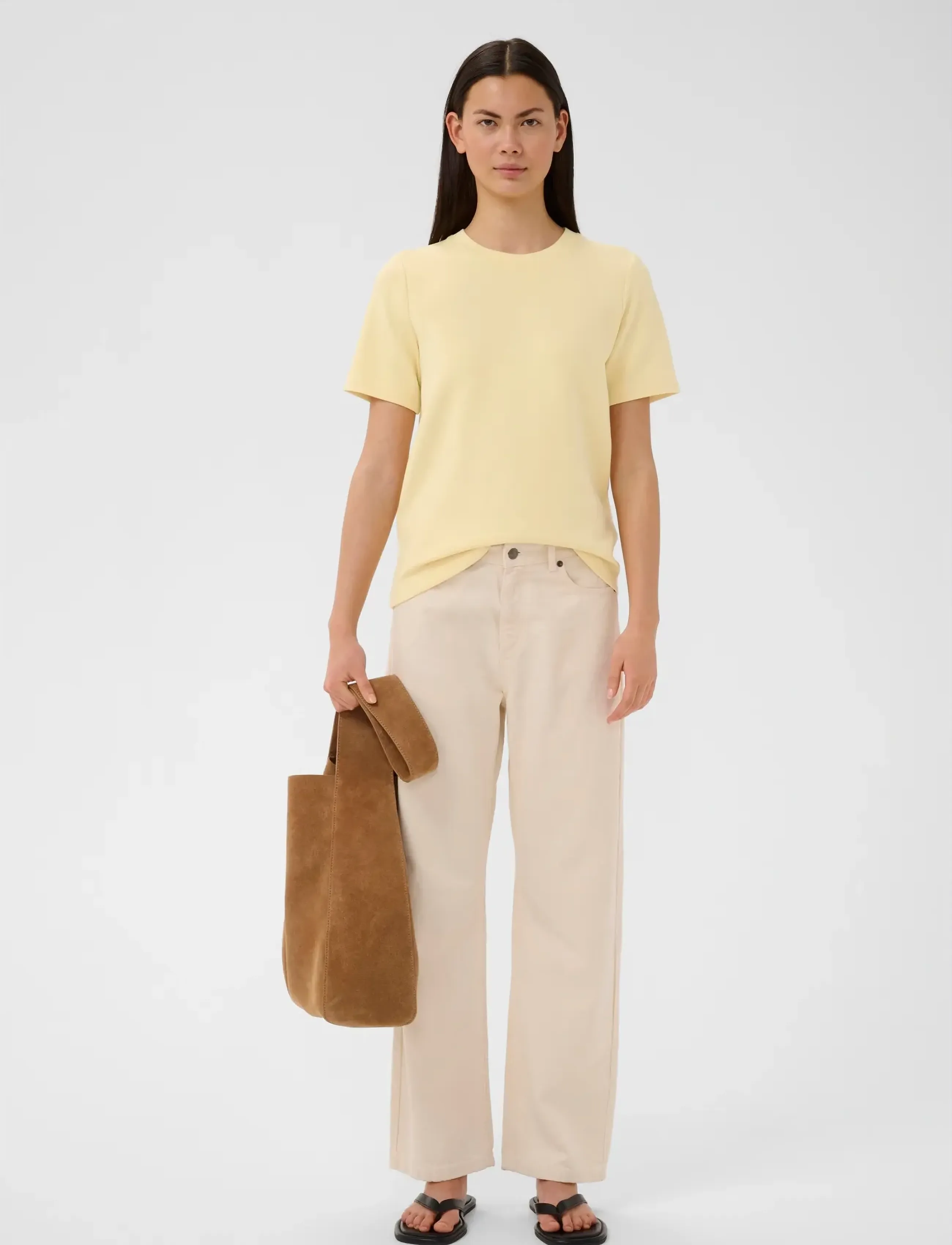 InWear - VincentIW Karmen tshirt - t-shirts - chamomile - 3