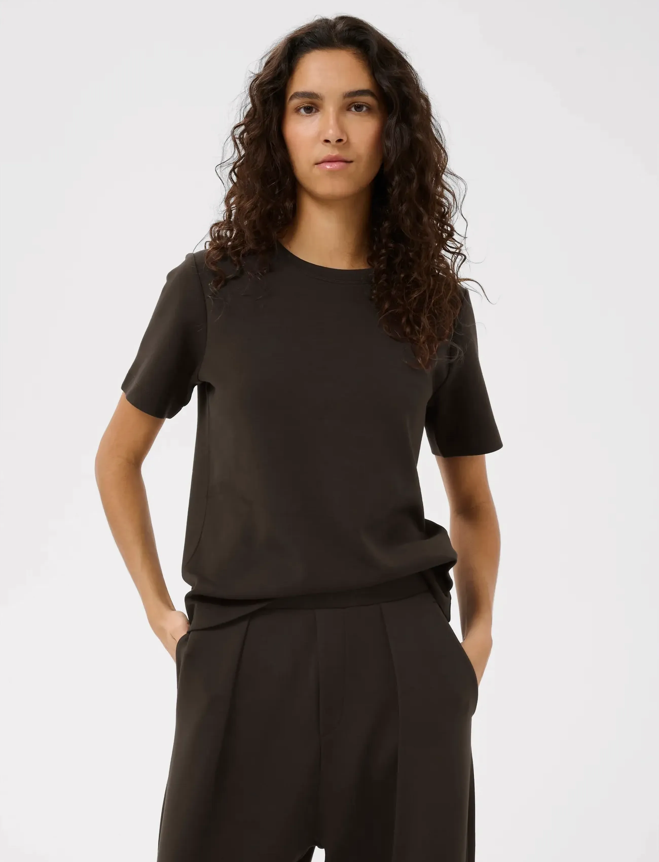 InWear Vincentiw Karmen T-Shirt, XL, T-shirts & Oberteile, Braun - Short-sleeved, Frauen