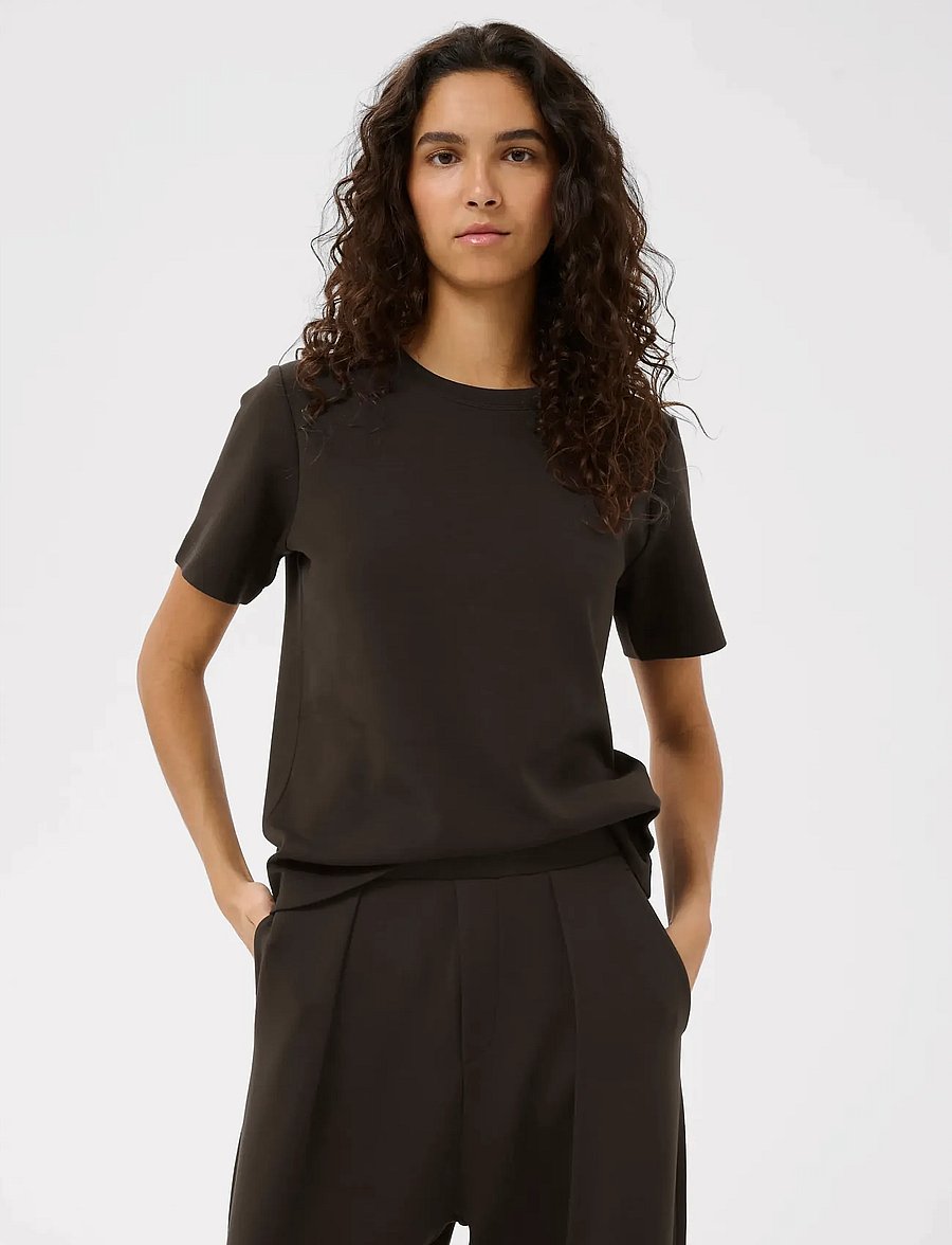 InWear - VincentIW Karmen tshirt - t-shirts - chocolate brown - 0