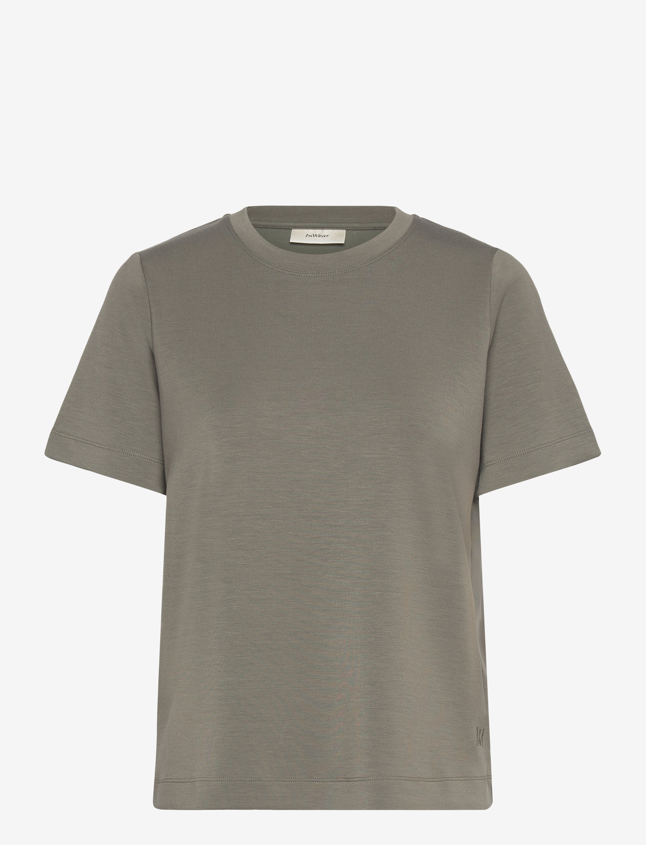 InWear - VincentIW Karmen tshirt - t-shirts - mulled basil - 1