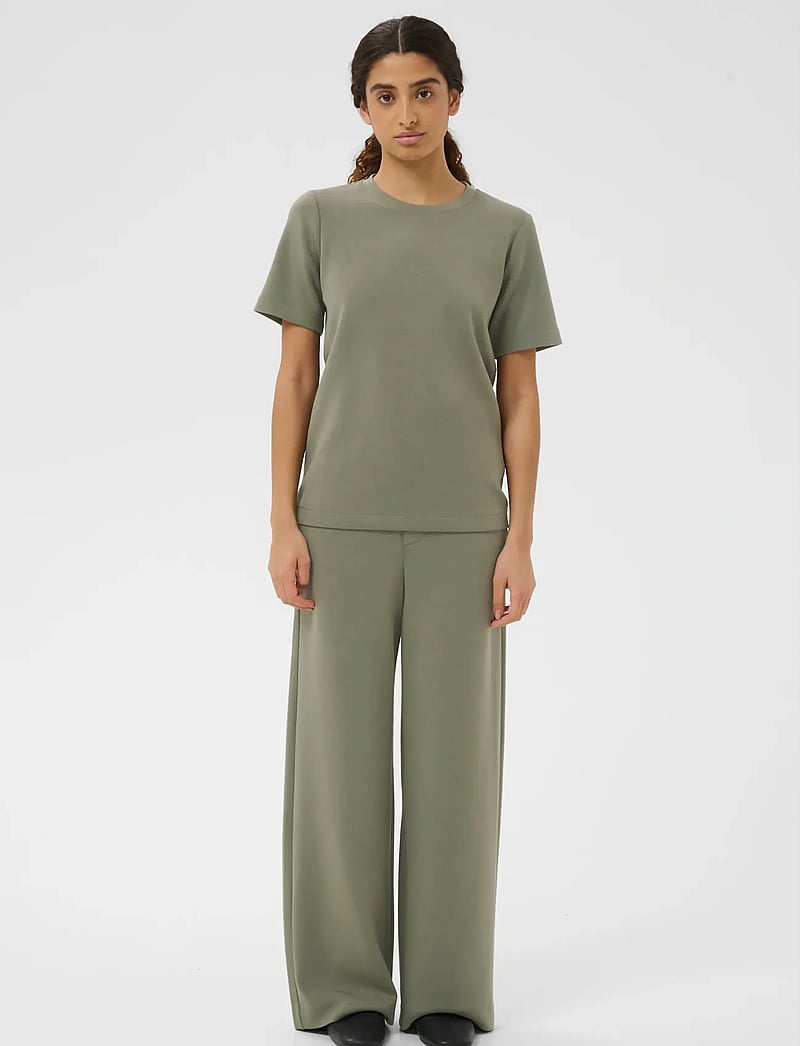 InWear - VincentIW Karmen tshirt - t-shirts - mulled basil - 3