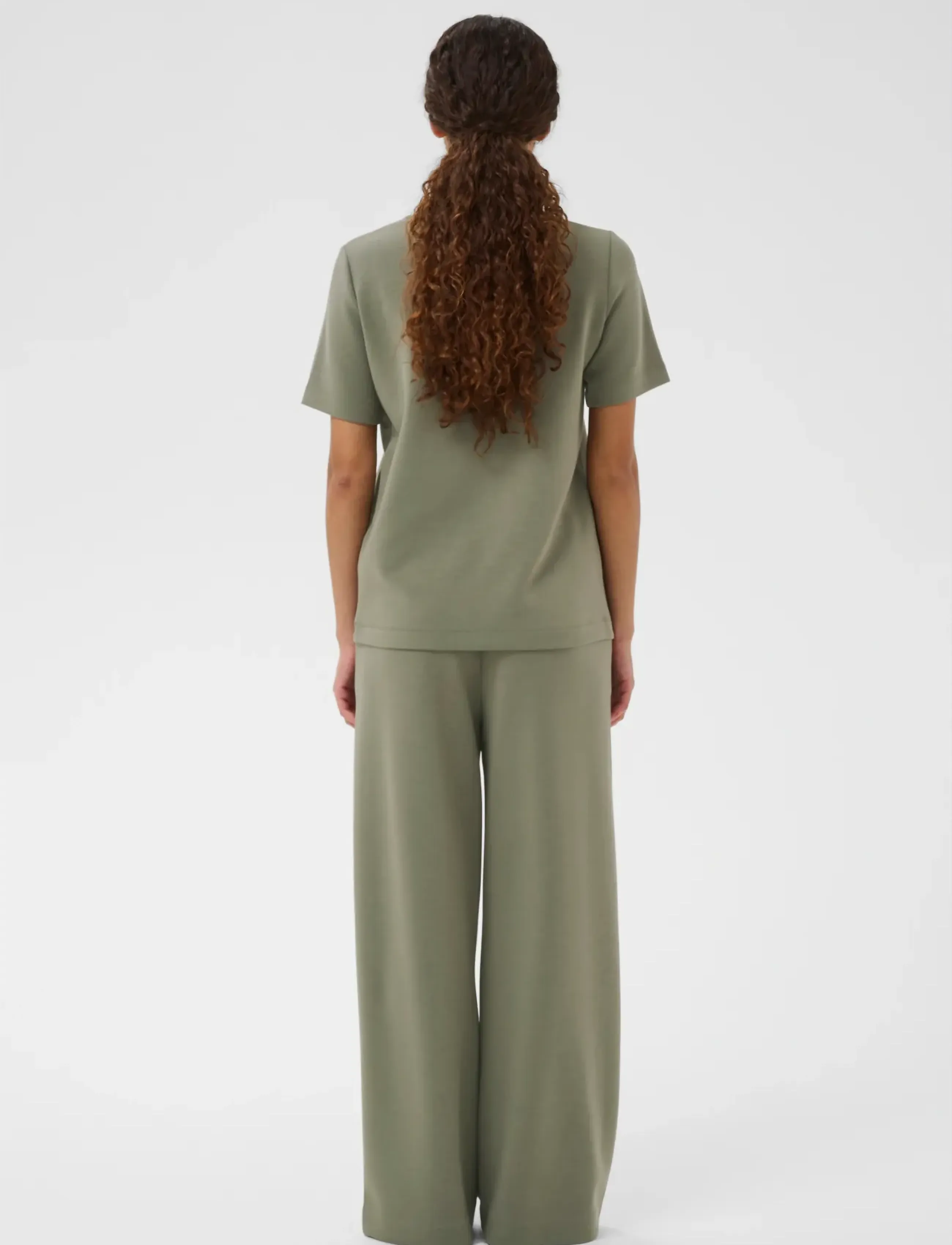 InWear - VincentIW Karmen tshirt - t-shirts - mulled basil - 4